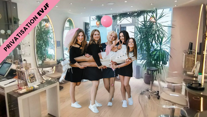 Privatisez un salon de coiffure à Paris 7 pour un EVJF inoubliable
